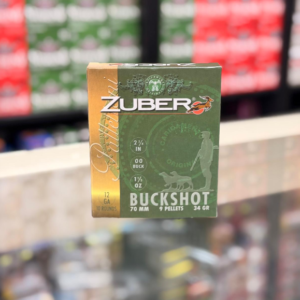 Zuber Buckshot Palletoni 12 Kalibre 70mm 34gr Tek Kurşun Av Fişeği